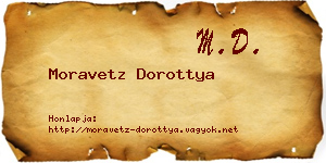 Moravetz Dorottya névjegykártya